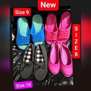 Colorful Footwear Collection - Sizes 8, 9, 10